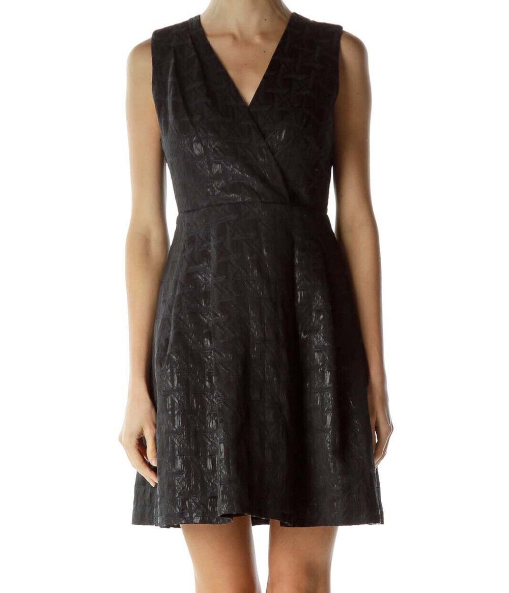 Kirna Zabete x Target Dress Black Metallic Jacquard